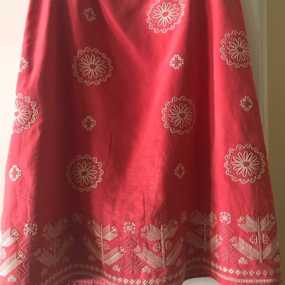 Sigrid Olsen lined midi skirt size 8